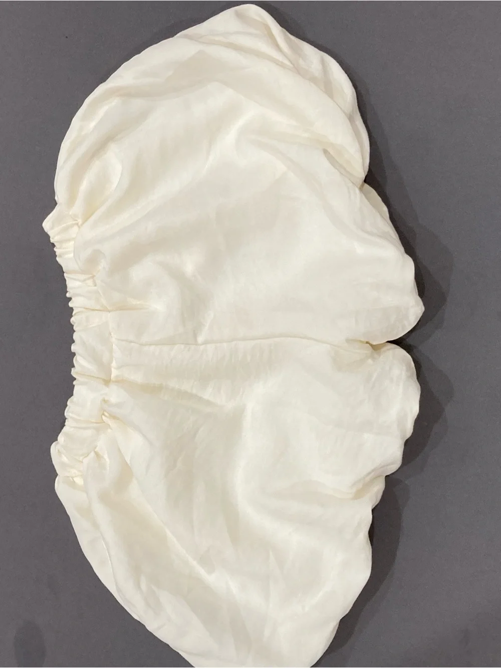 Kids Cream Bubble Shorts with Elastic Waistband